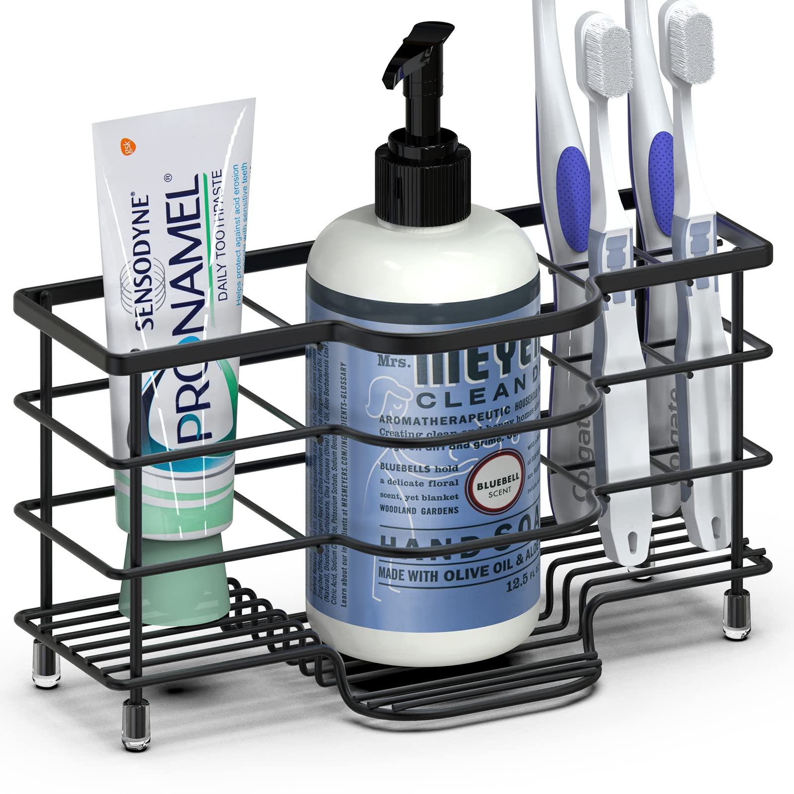 Linkidea Stainless Steel Electric Toothbrush Holder – 6 Slot Bathroom Caddy