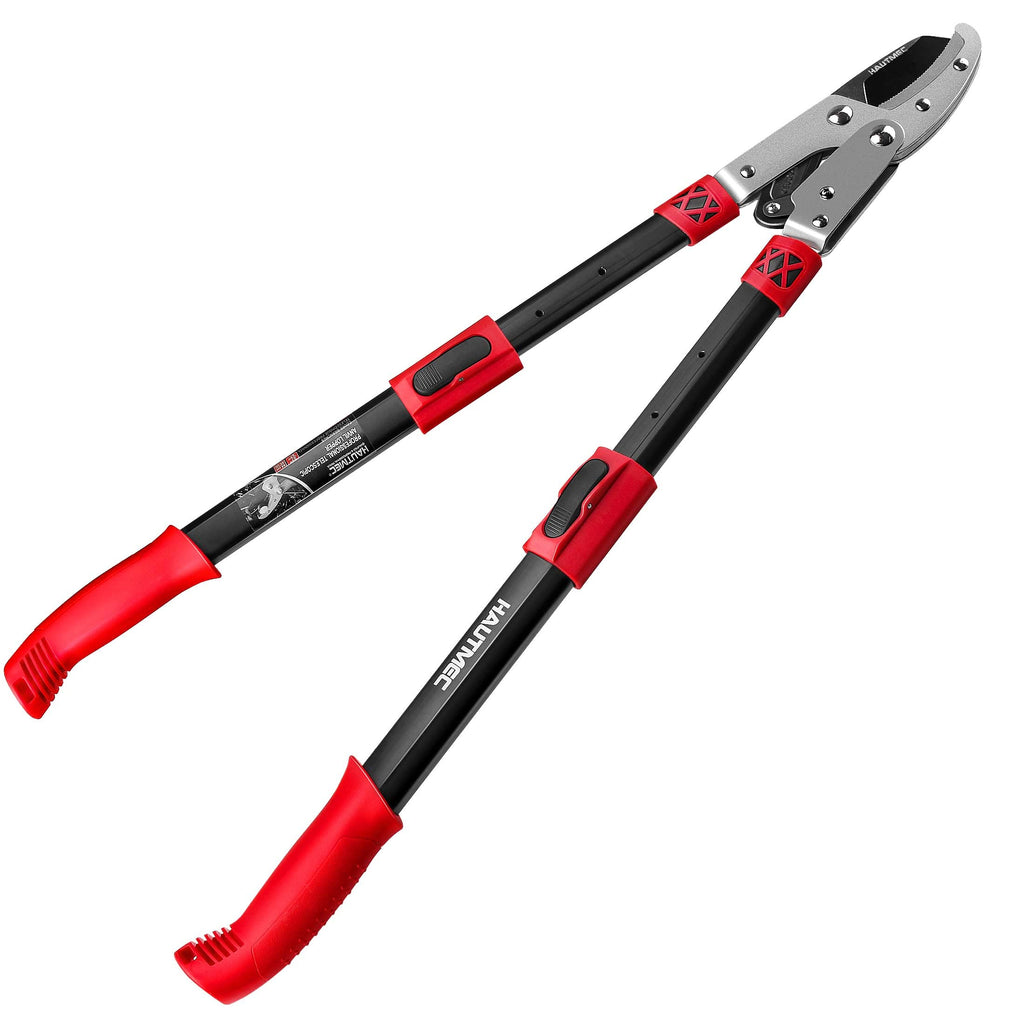 HAUTMEC Extendable Anvil Loppers – 27-37" Heavy Duty Tree Trimmer