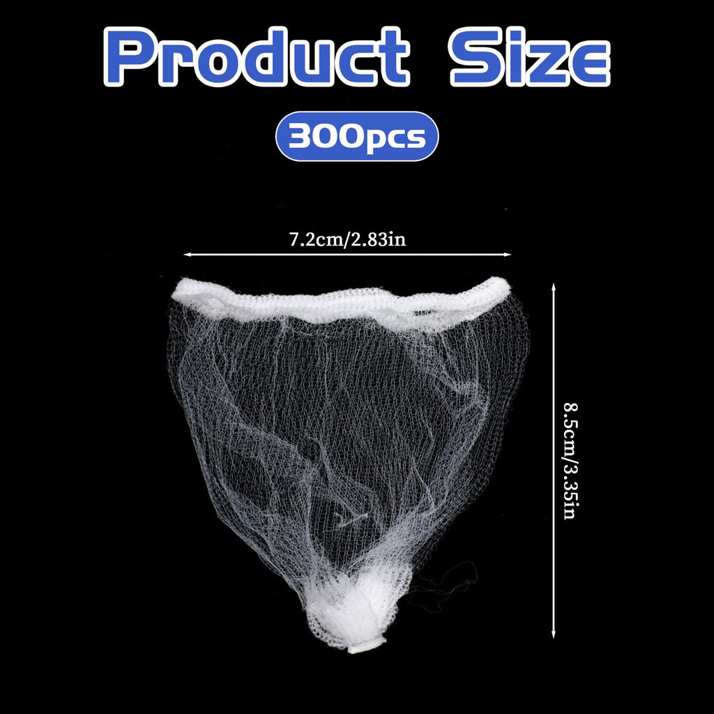 YBEATY 300 PCS Kitchen Disposable Strainer Sink Net Mesh Filter Bag Fits Sink Drain Strainer Scalability Elastic Anti-Clogging Bag for Collecting - image 2