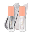 Oulac Liquid Glitter Eyeshadow Set - Sheer Silver & White Vegan Makeup