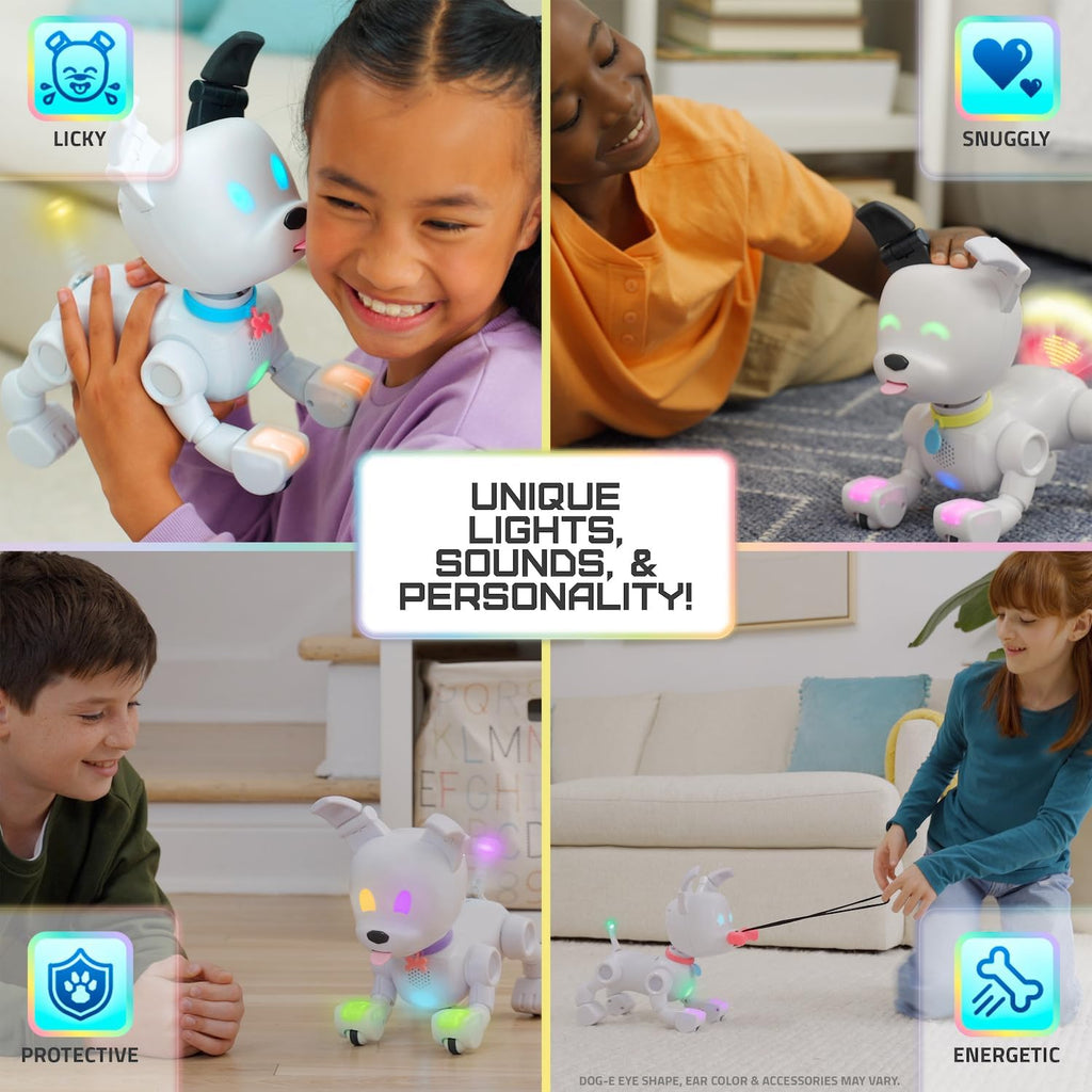 Snaps Dog-E Interactive Robot Dog – App-Connected Smart Toy with POV Tail