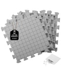 Mr. Pen Knitting Blocking Mats - 12x12 Inch Interlocking Boards, 4 Pack