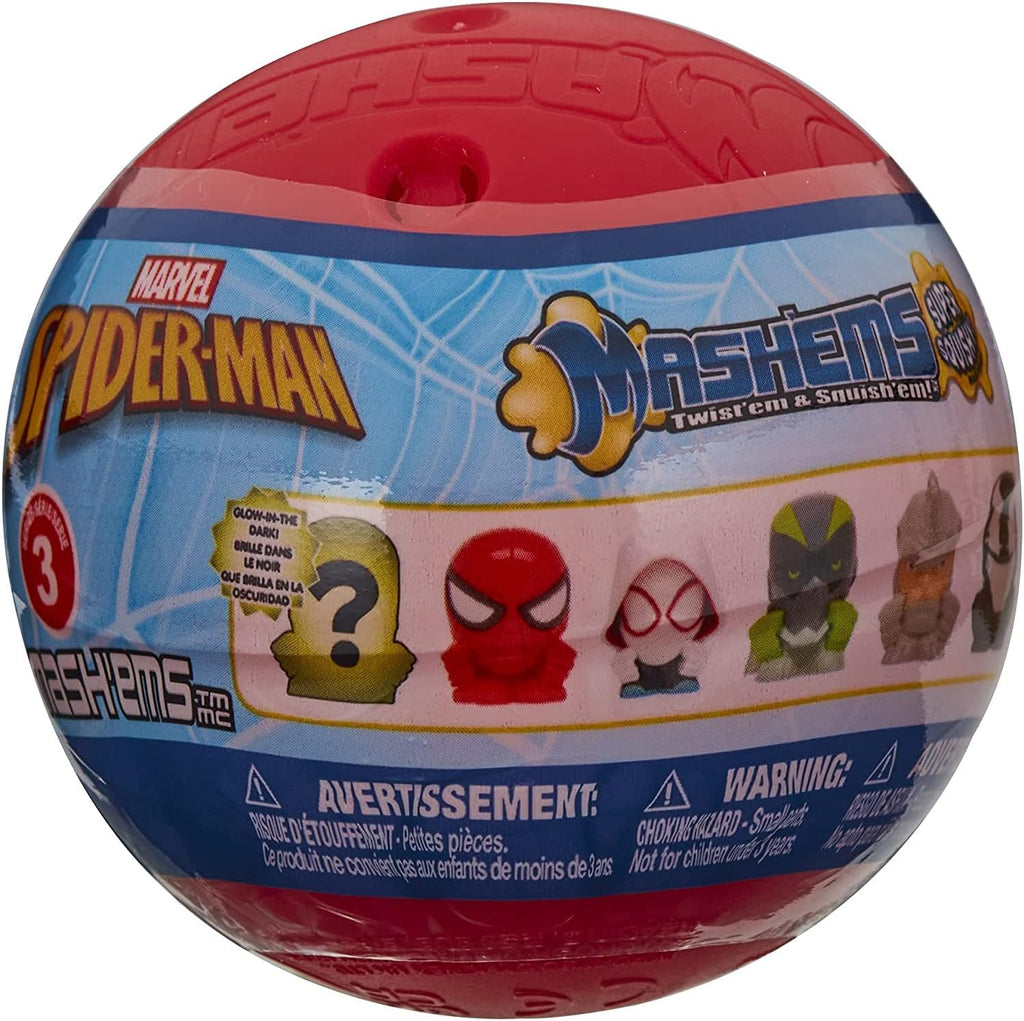 Snaps Spiderman Mash'ems Squishy Collectible Figure Blind Box