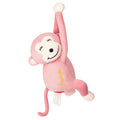 Pink Monkey Plush Tissue Holder for Car and Home Decor
