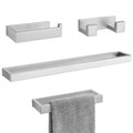 TURS Brushed Finish 4-Pieces Towel Bar Holder Sets,Concealed Screws - image 1