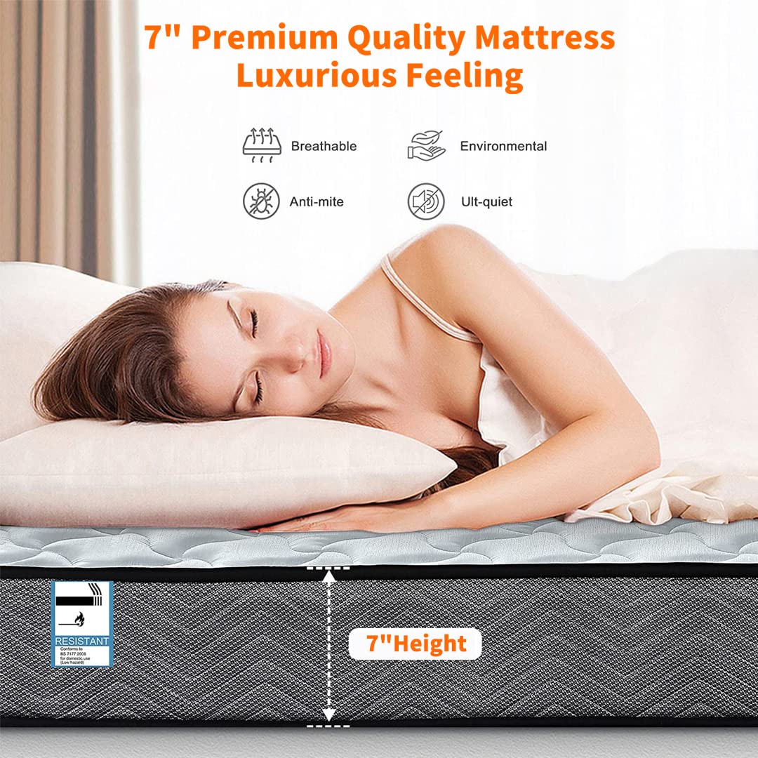 Good Nite Small Double Mattress | 4FT Memory Foam & Spring Orthopedic