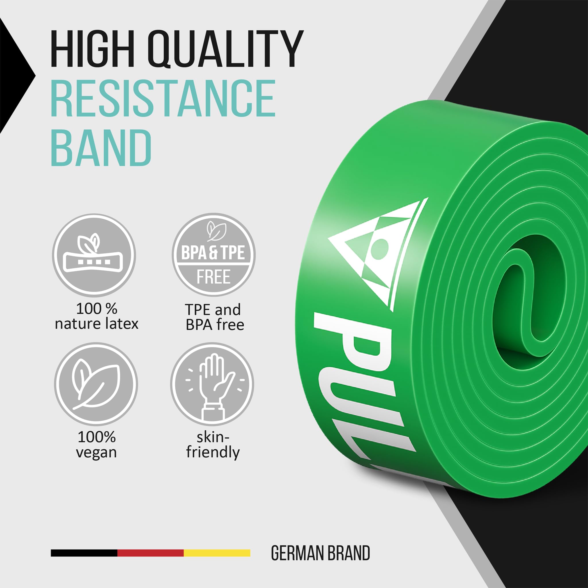 Resistance Bands – Natural Latex Pull Up Assist Bands Set