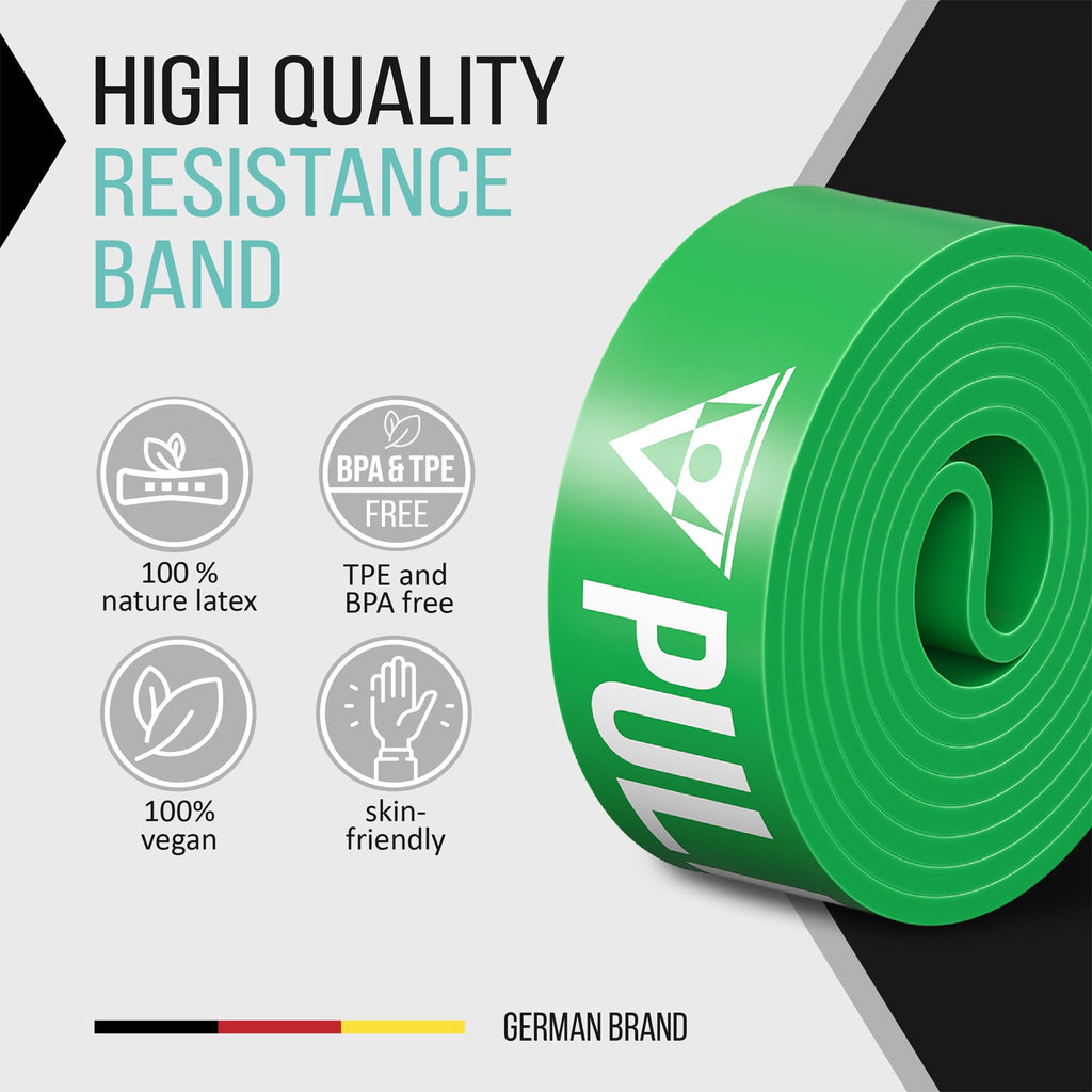 PULLUP & DIP Resistance Bands Set - Natural Latex for Calisthenics