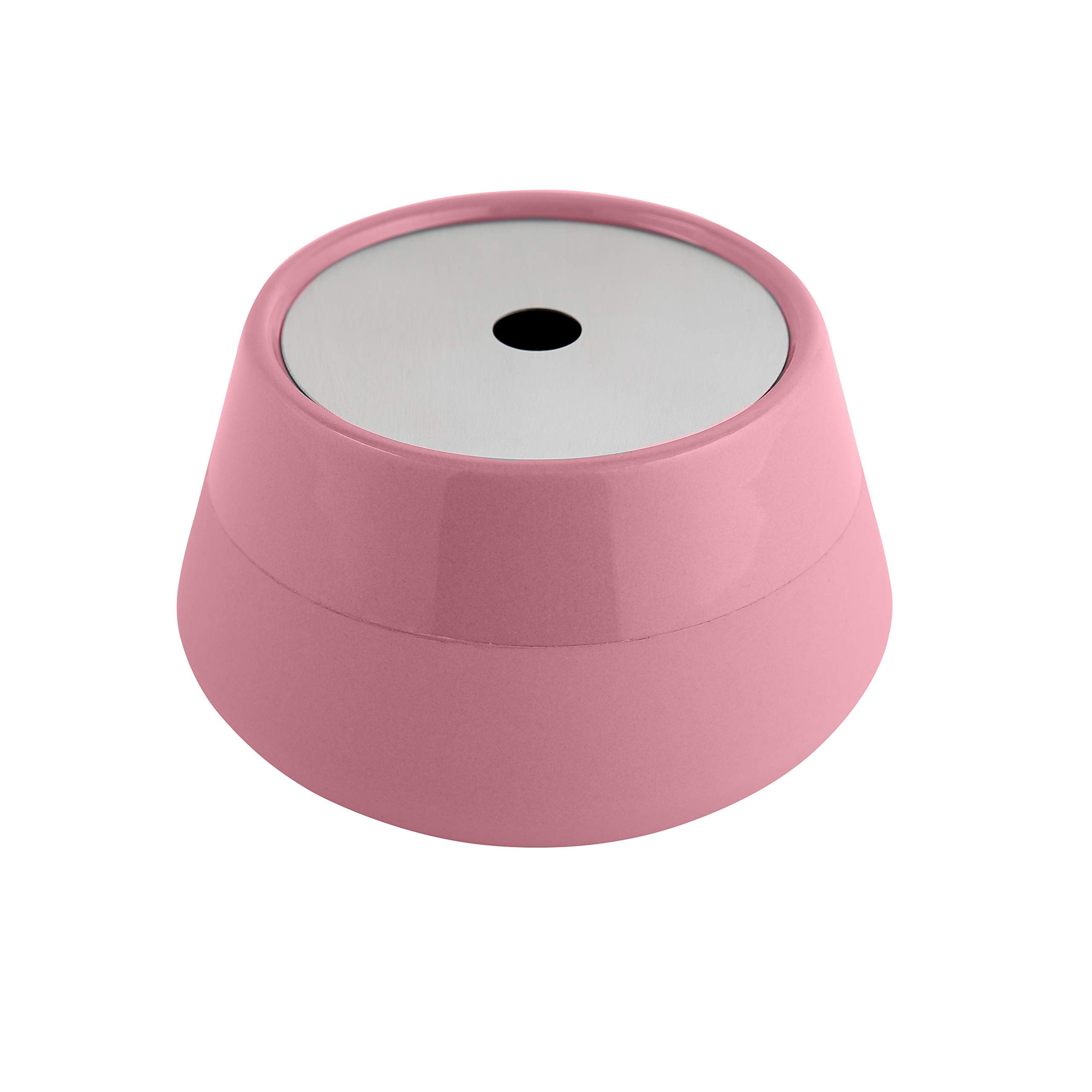 axentia Pink Stoneware Storage Tin with Stainless Steel Lid - 13 cm