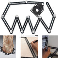 Multi Angle Measuring Ruler – Woodworking Template Tool