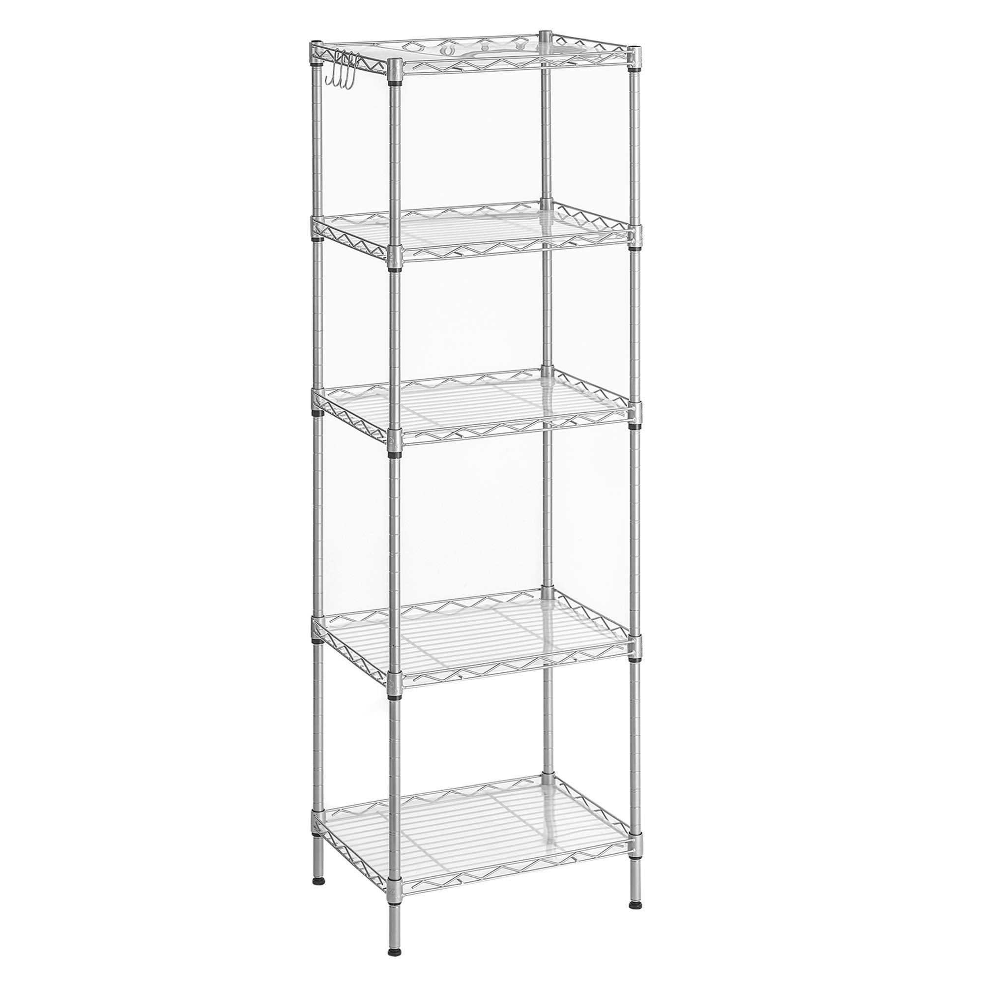 SONGMICS 5-Tier Kitchen Storage Shelf – Adjustable Metal Utility Rack