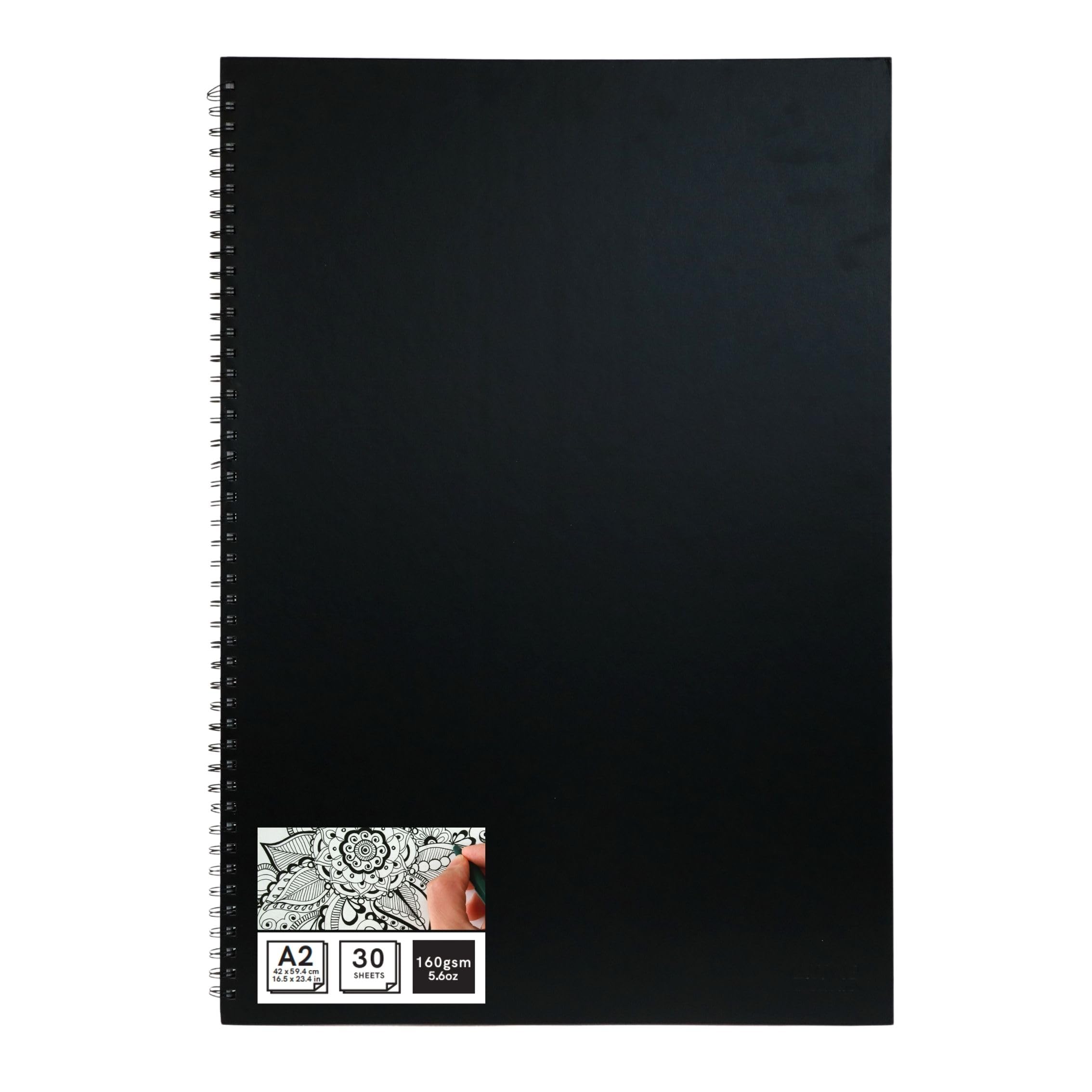 Artme A2 Sketch Pad | 160gsm Spiral Bound Sketchbook | 30 Sheets