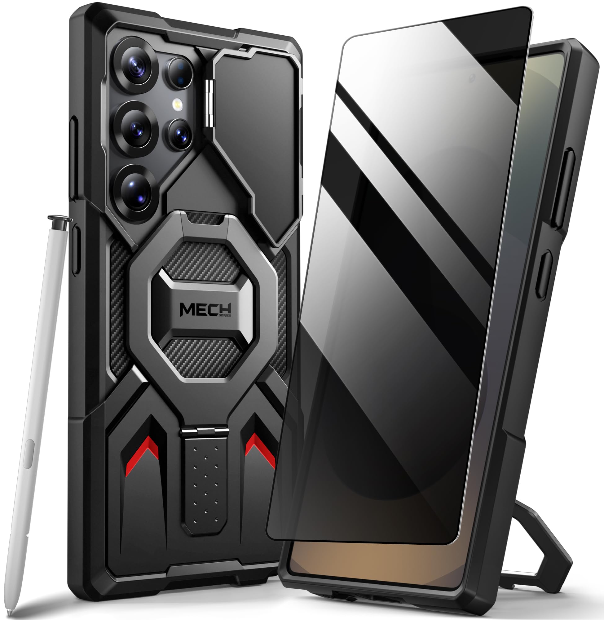 Tongate Samsung Galaxy S25 Ultra Case with MagSafe and Privacy Screen