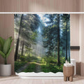 Misty Tree Shower Curtain | Waterproof Mold Resistant Polyester