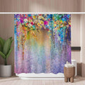 Colorful Flower Shower Curtain – Mold Resistant Polyester