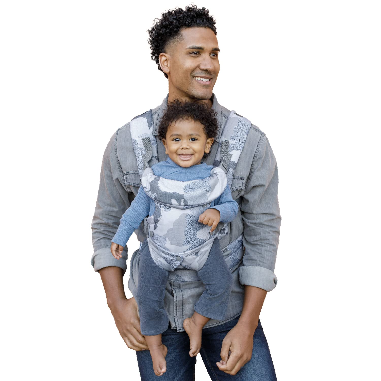 Infantino Flip 4-in-1 Convertible Baby Carrier – Ergonomic Grey