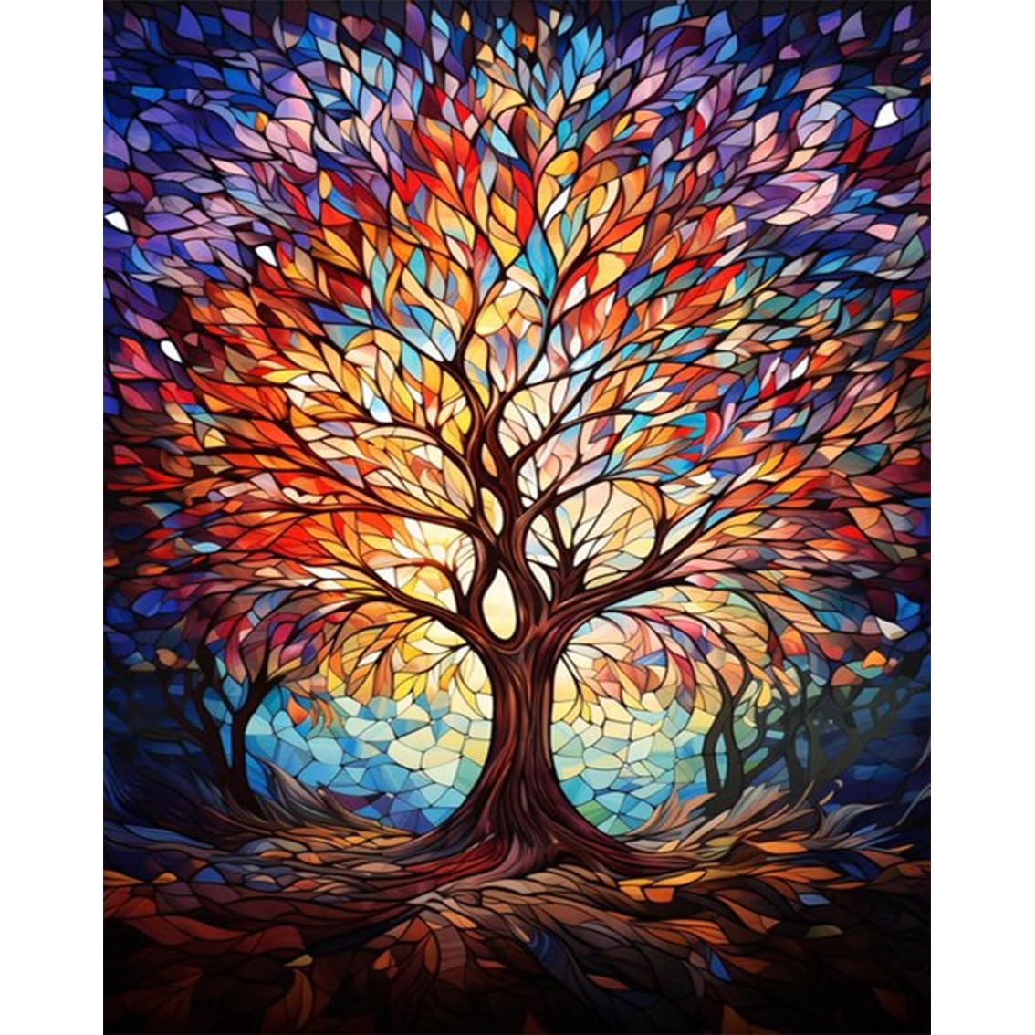 Viart Tree of Life Paint by Numbers for Adults - 16x20 DIY Acrylic Art Kit