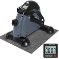 EVOLAND Mini Exercise Bike – Under Desk Pedal Exerciser with Handle | Black