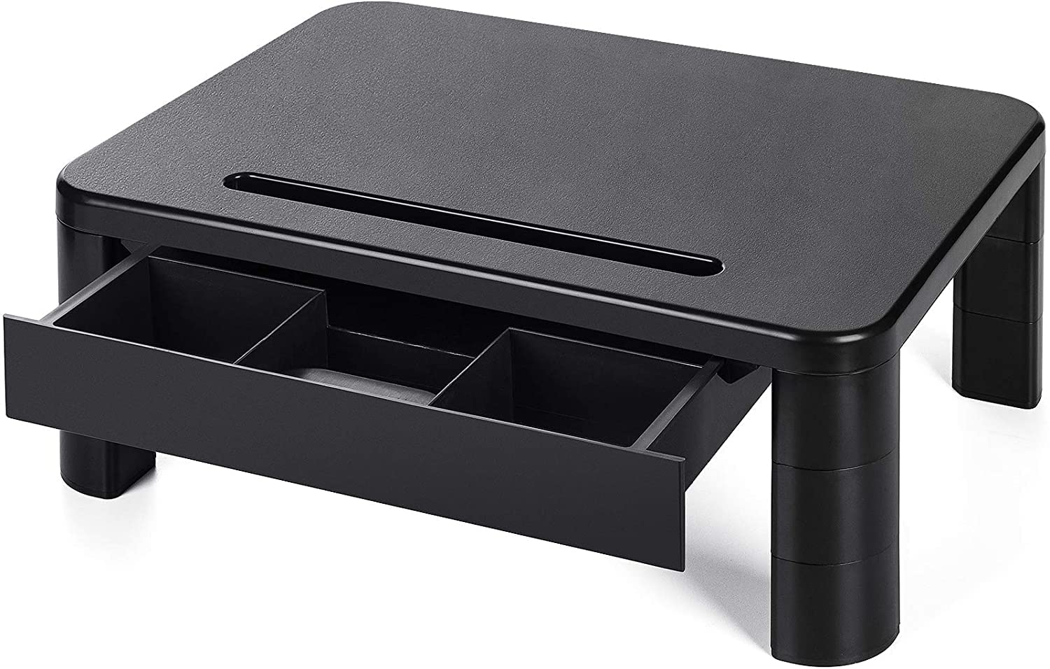 LORYERGO Monitor Stand Riser – Height Adjustable Desk Organizer