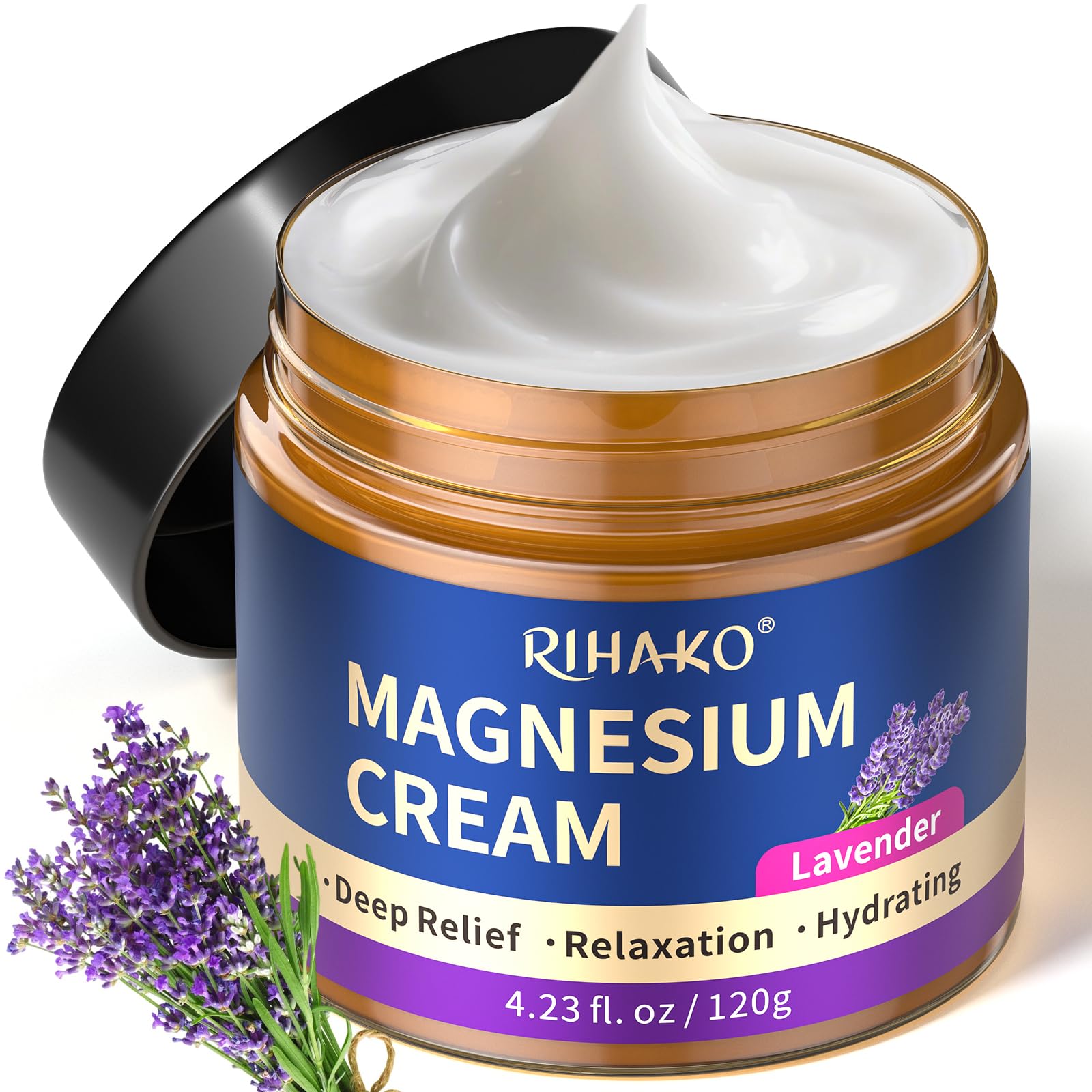 Jolof Store Magnesium Sleep Cream – Lavender & Shea Butter, 120g