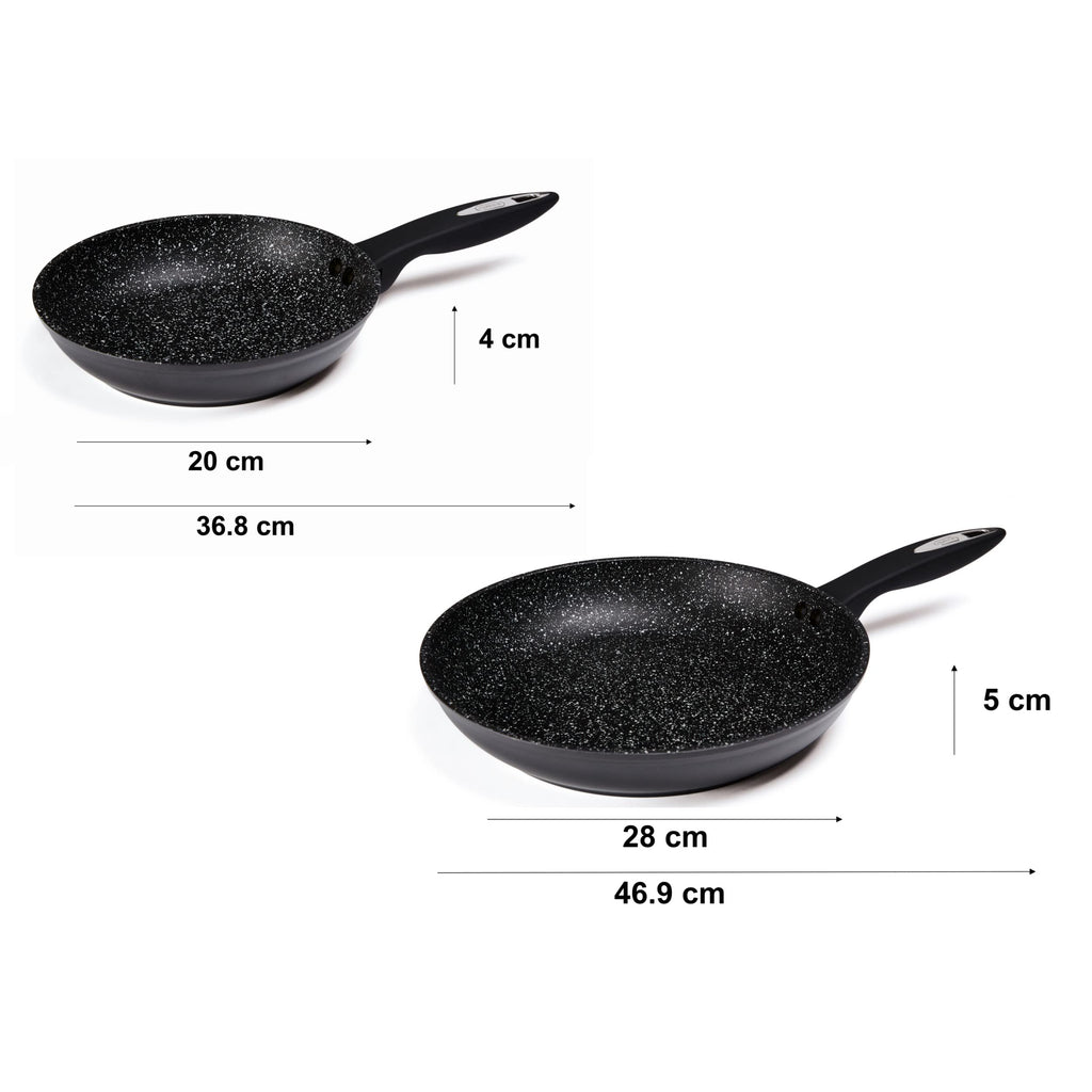 Zyliss Ultimate Non-Stick Frying Pan Set | 20cm & 28cm Forged Aluminium