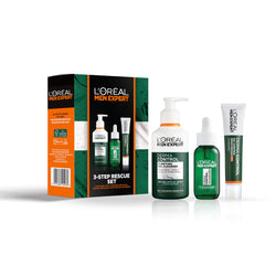 L'Oréal Men Expert 3-Step Rescue Set | Skincare for Oily Skin