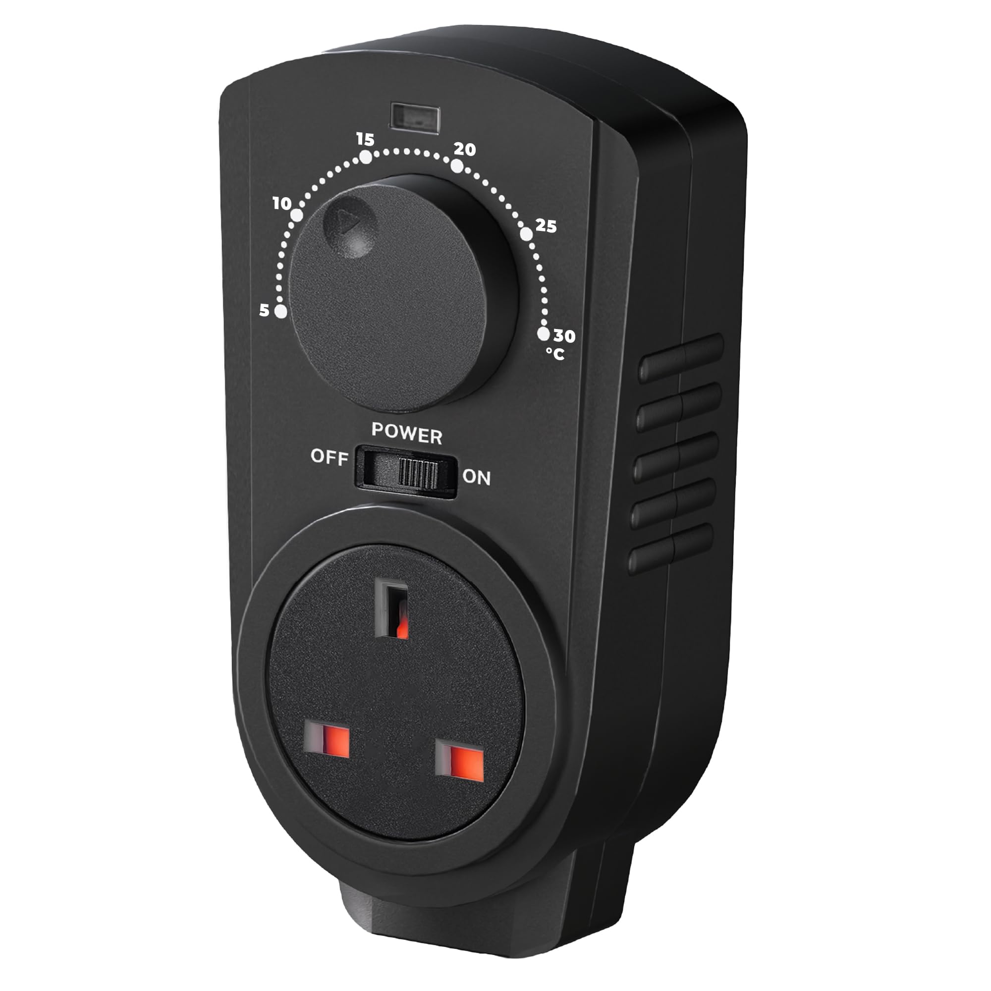 Econohome Adjustable Plug-In Thermostat for Heaters and AC Units