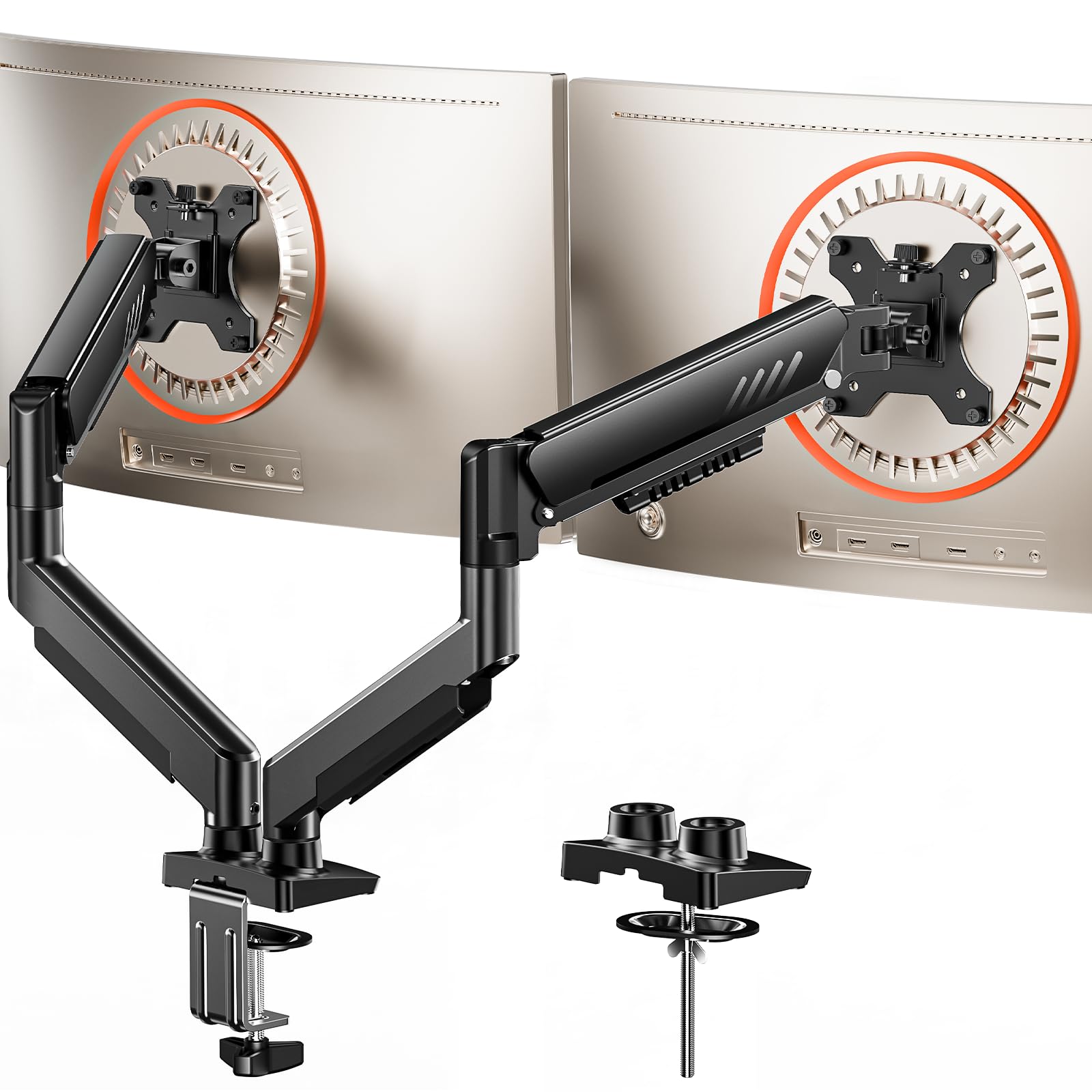 ErGear Dual Monitor Arm – Adjustable VESA Mount for 13-32" Screens