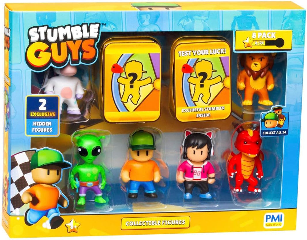 Snaps Stumble Guys 2" Collectable Figures 8-Pack Deluxe Box Set