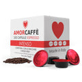 Amorcaffe Intenso Coffee Capsules | 100 Pods Compatible with Lavazza