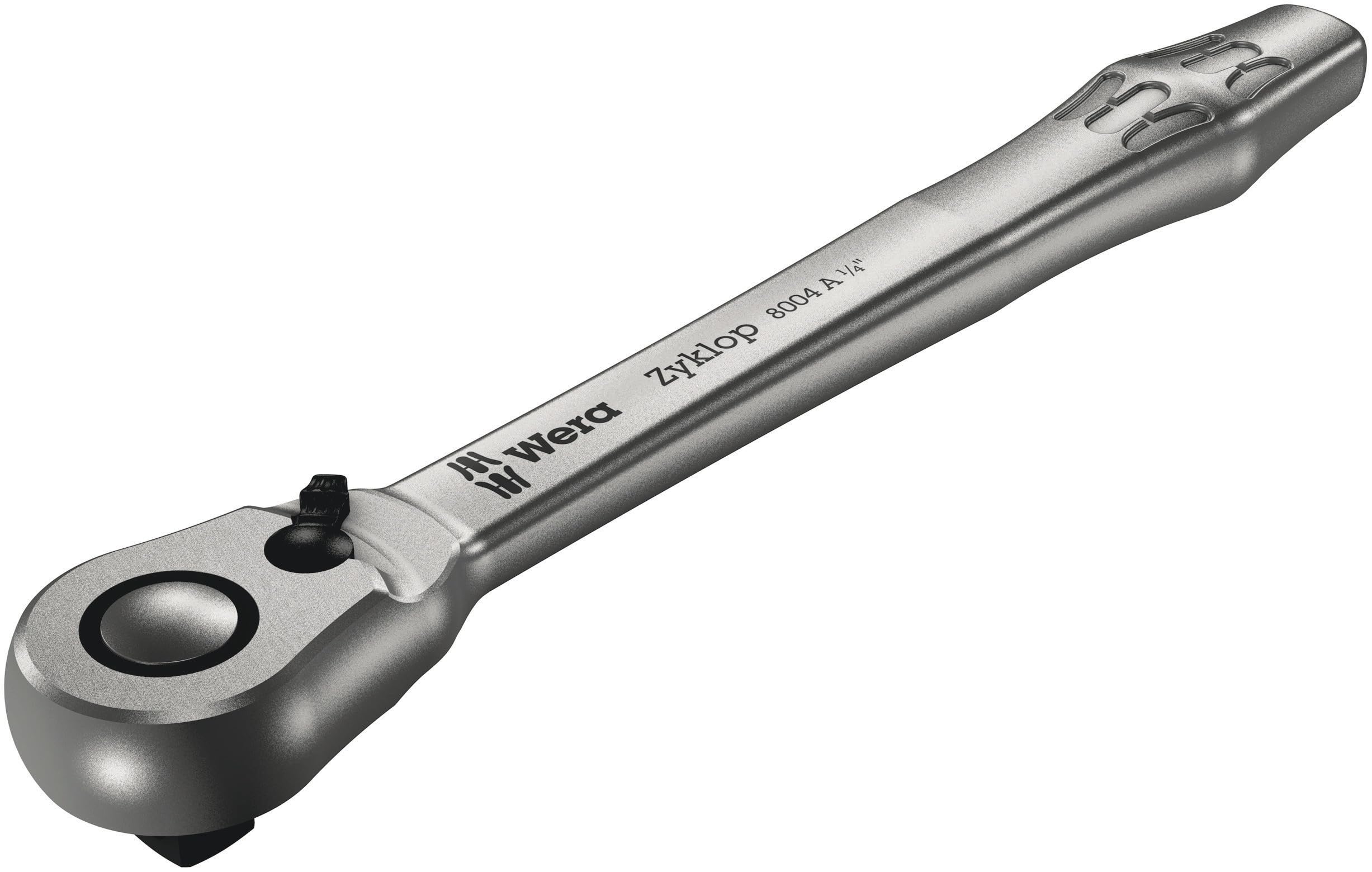 Wera Zyklop 8004 A Metal Ratchet with Switch Lever | 1/4" Drive