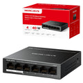 MERCUSYS MS106LP 6-Port PoE Network Switch | 4-Port PoE+ Metal Case