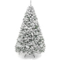 Massive Discounts 6FT Snow Flocked Artificial Christmas Tree | 850 Tips