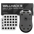Wallhack UHMW-PE Dot Silent Mouse Skates – Black 7mm Universal Feet