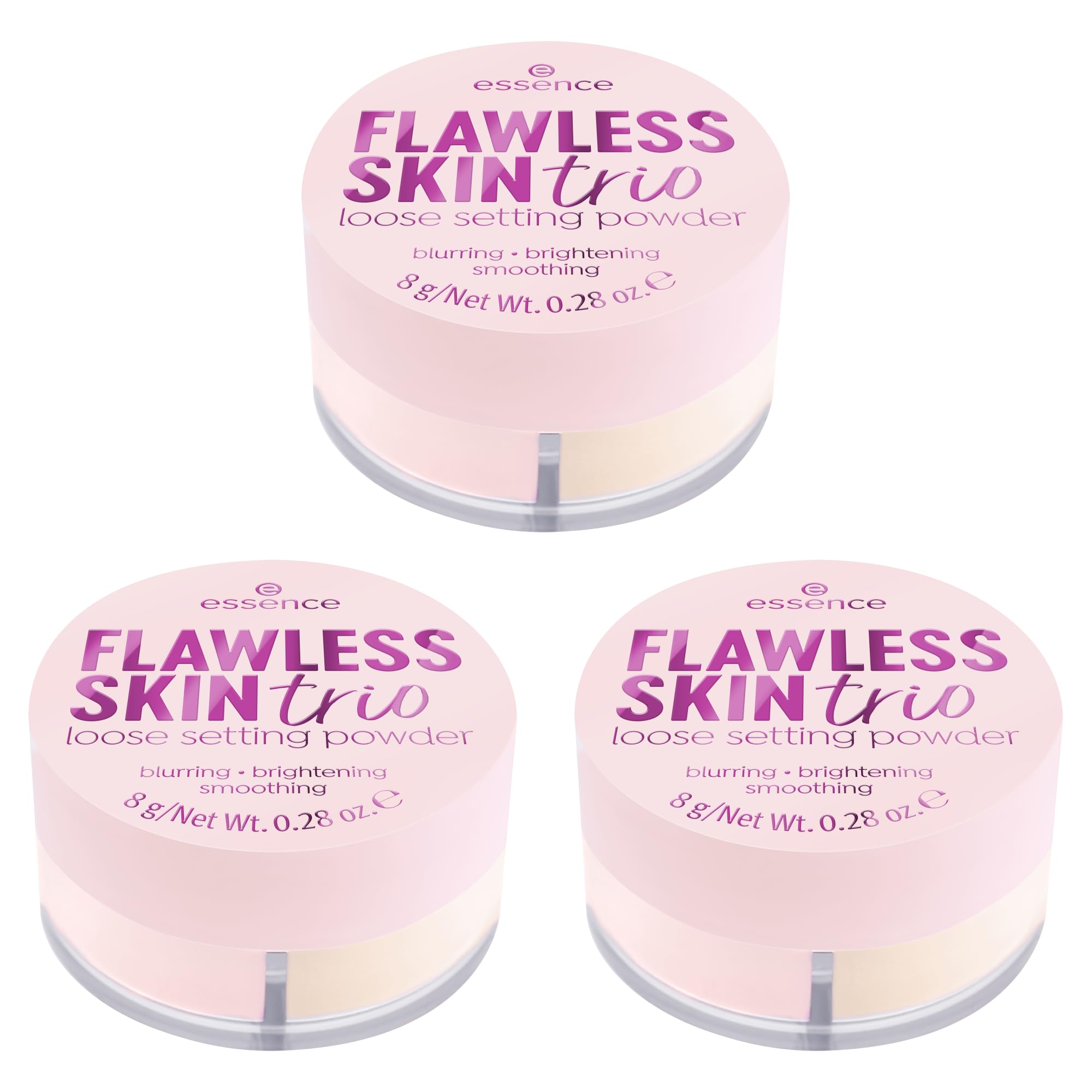 essence Flawless Skin Trio Loose Setting Powder | Colour Correcting