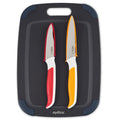Zyliss Recycled Wood Cutting Board & 2-Piece Paring Knife Set | 30x21cm