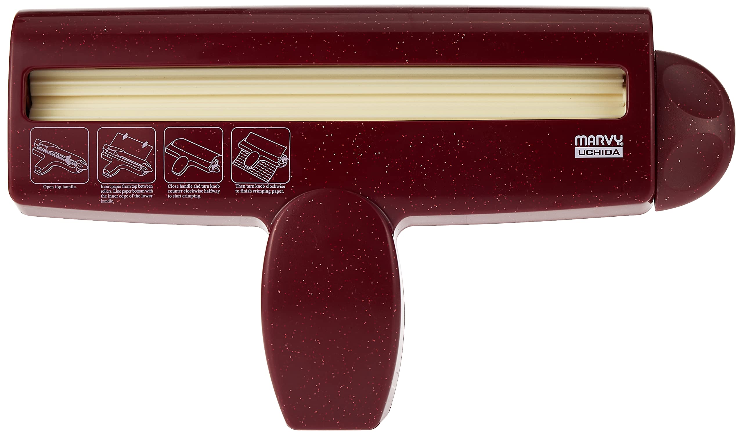 Uchida Marvy Straight Paper Corrugator – Plastic Paper Crimper Tool