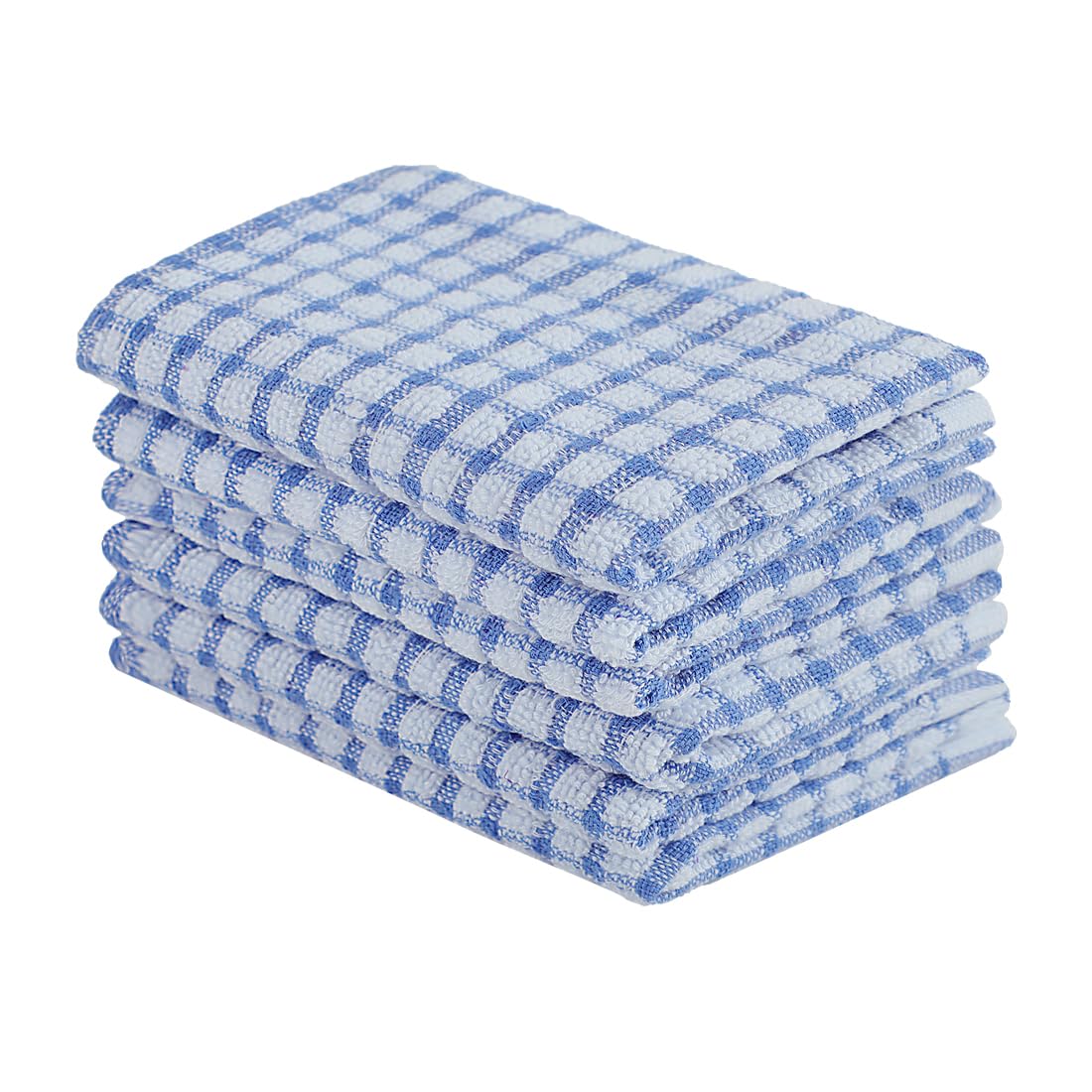 Jolof Store 6-Pack Cotton Dish Cloths – Absorbent Waffle Weave Towels