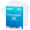 Jolof Store White A3 Cardstock – 300GSM Heavyweight Paper, 30 Sheets