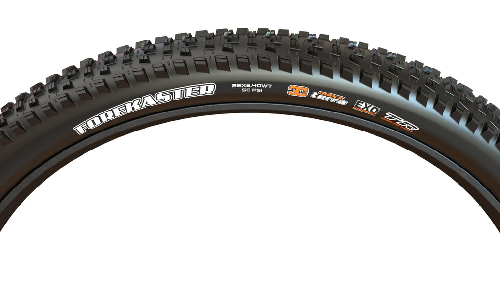 Maxxis Forekaster MTB Tyre – 29 x 2.40 WT EXO TR Dual Compound