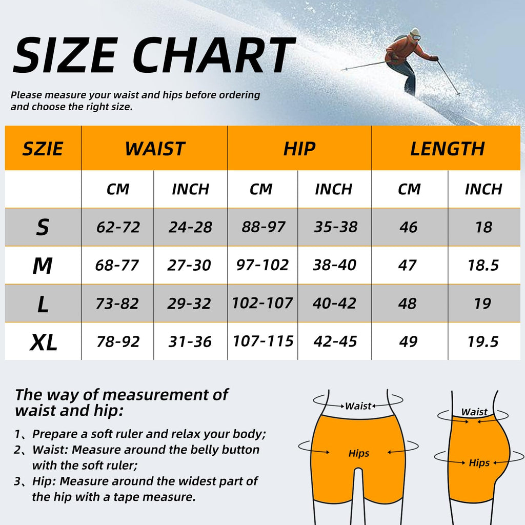 Cienfy 3D Padded Shorts | EVA Impact Gear for Skiing & Snowboarding