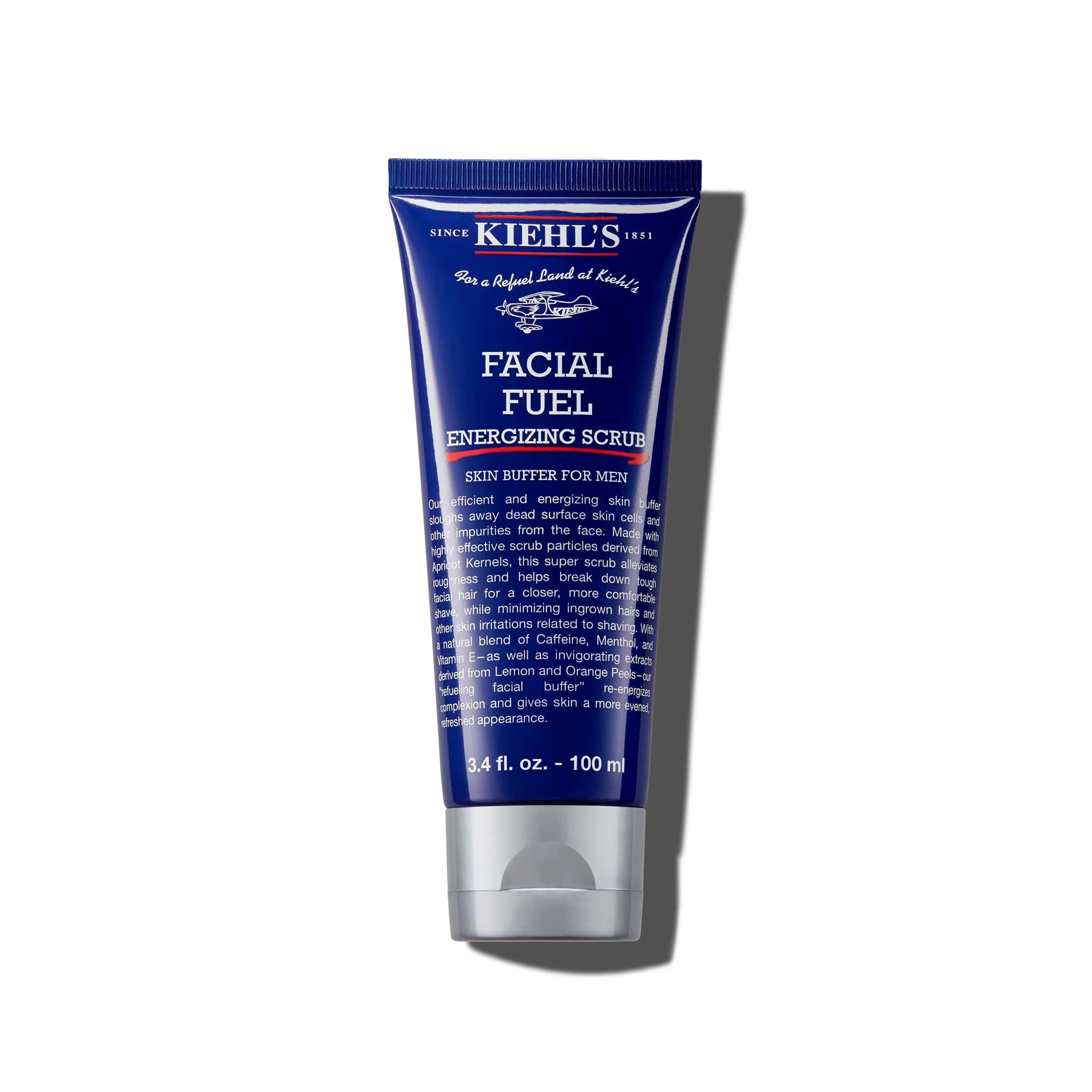 Kiehl's Facial Fuel Exfoliating Face Scrub for Men | Energizing - 100ml