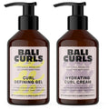 Bali Curls Curl Defining Set | Hydrating Cream & Gel for Frizz Control