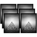 Americanflat 8x10 Black Picture Frames | Set of 6 Gallery Wall Frames