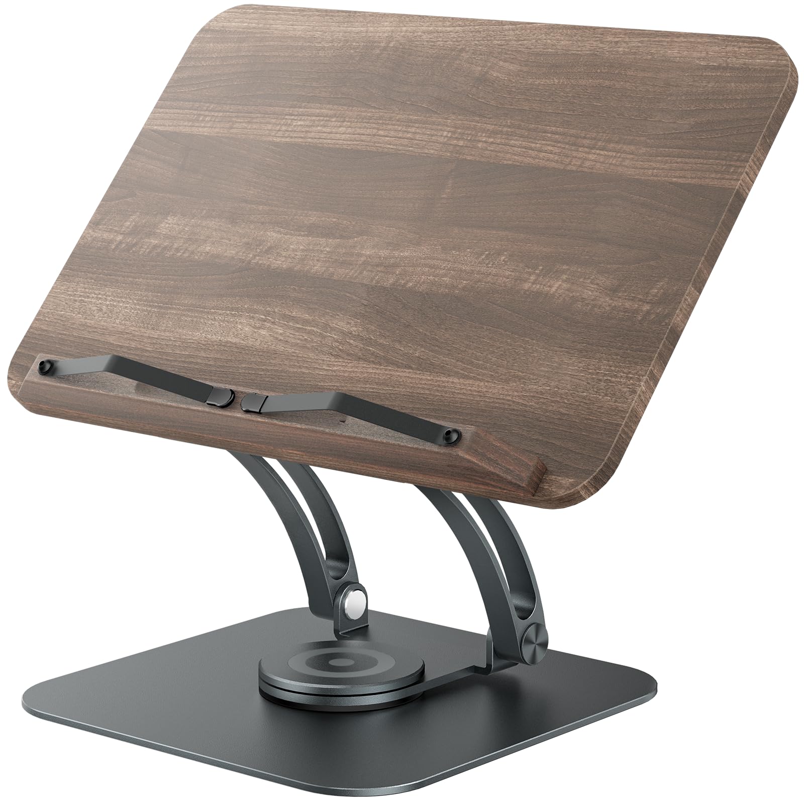 Tounee Adjustable Book Stand – 360 Swivel Foldable Holder for Reading