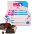 NICKS Dark Chocolate Vegan Keto Bars | Low Carb & Gluten Free (15 Pack)