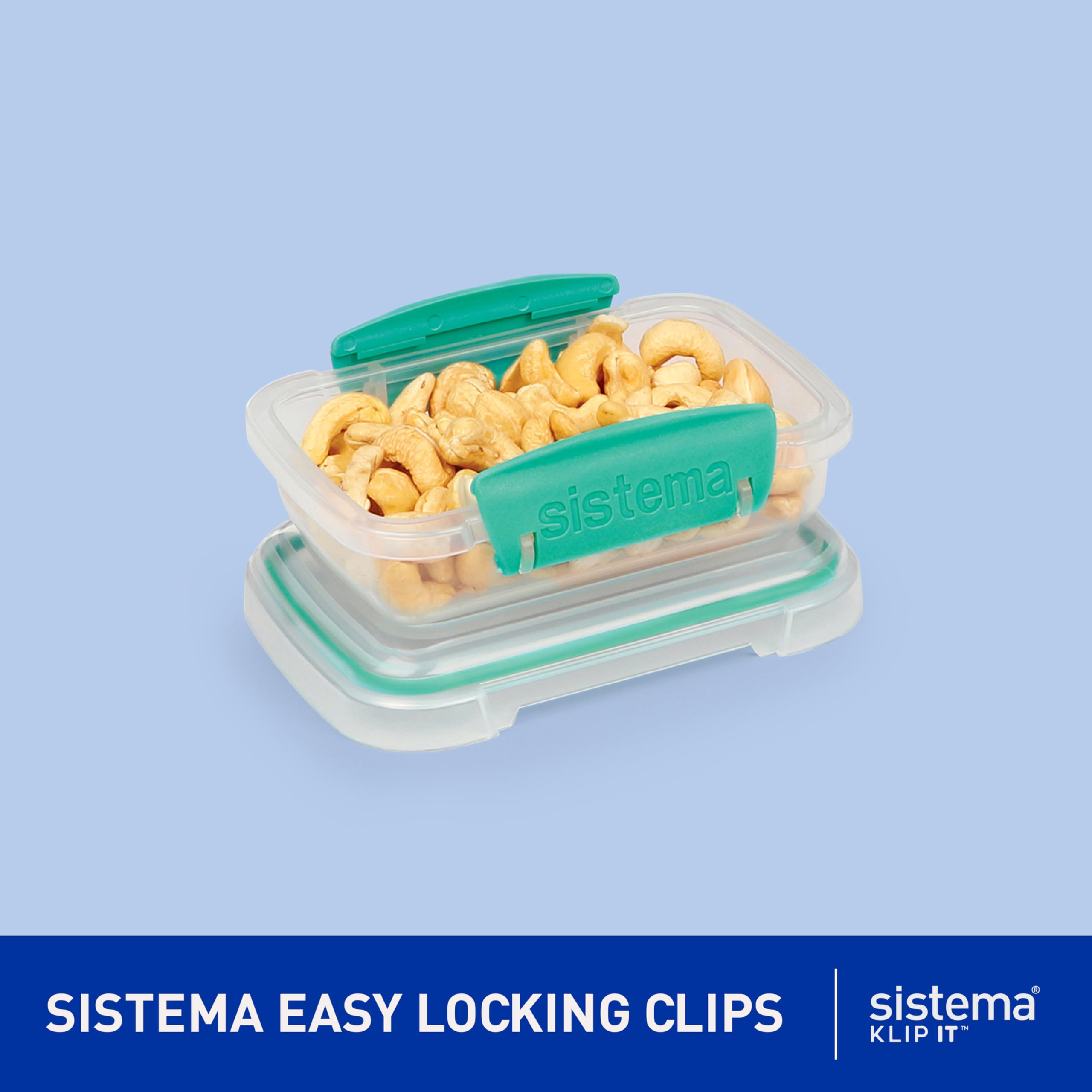 Sistema KLIP IT Food Storage Containers | 28-Piece Airtight Meal Prep Set