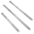 Siumir Stainless Steel Metal Rulers - 3Pc Precision Measuring Tool Kit