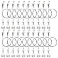 Okllen 20 Pack Picture Rail Hanging System – 3ft Silver Wire Hooks Kit