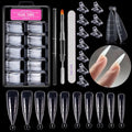 Esshogo 100pc Dual Nail Forms Set – Stiletto Tips for Polygel Extensions